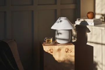 Boulder pöytävalaisin 29 cm grey-white - Scandi Living