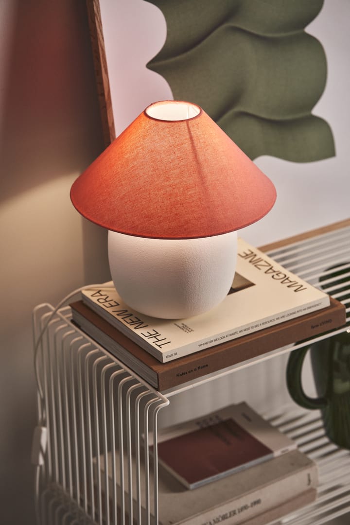 Boulder pöytävalaisin 29 cm white-peach Scandi Living