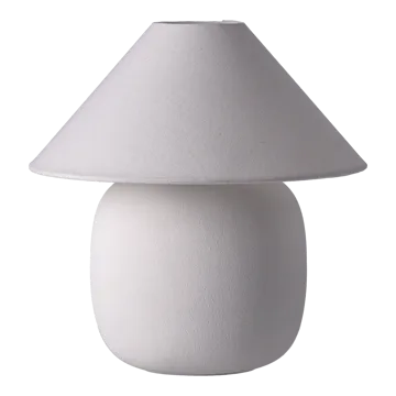 Boulder pöytävalaisin 29 cm white-white - Scandi Living