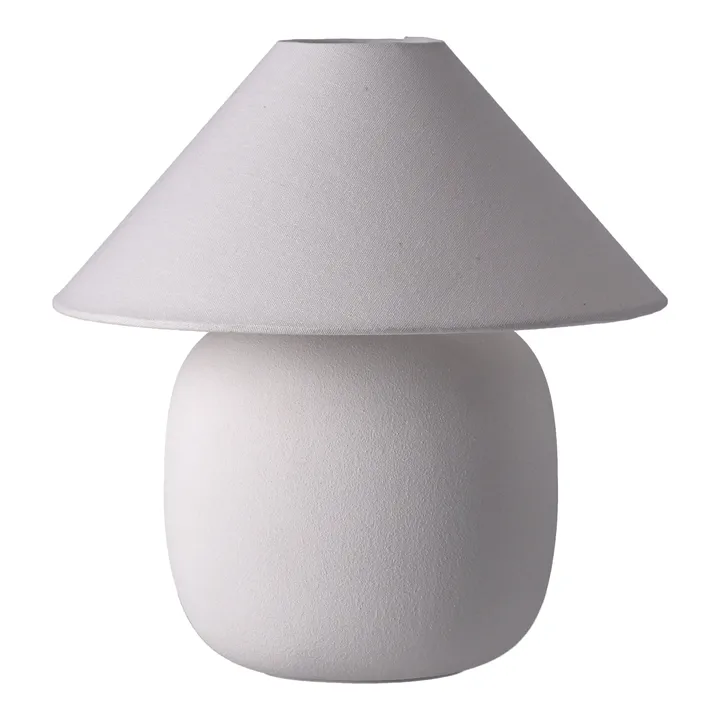 Boulder pöytävalaisin 29 cm white-white - Scandi Living