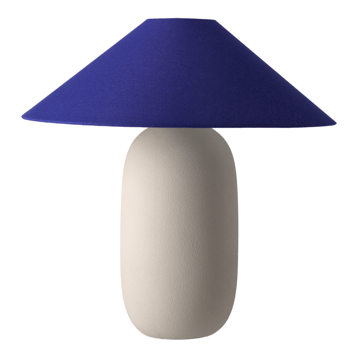 Boulder pöytävalaisin 48 cm beige-cobolt Scandi Living