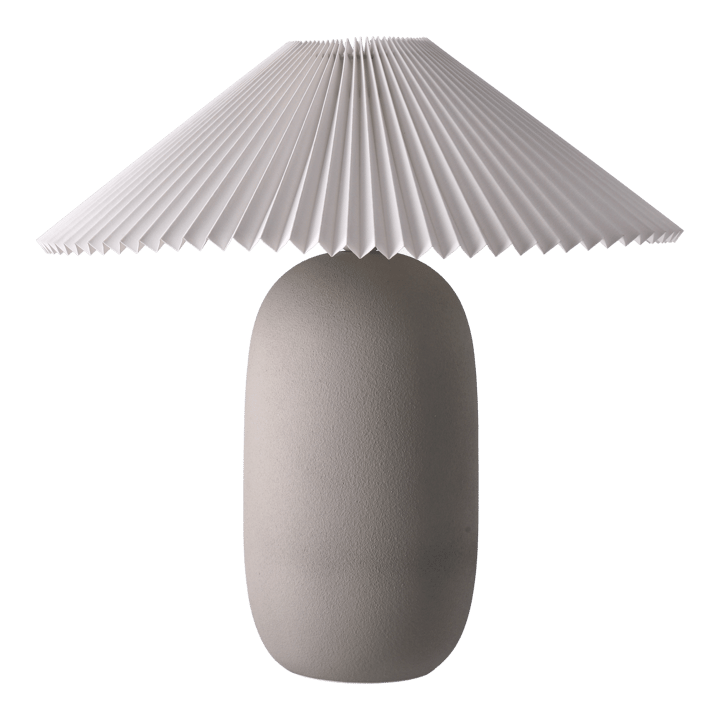 Boulder pöytävalaisin 48 cm grey-pleated white Scandi Living