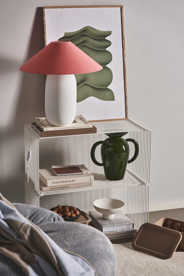 Boulder pöytävalaisin 48 cm white-peach Scandi Living