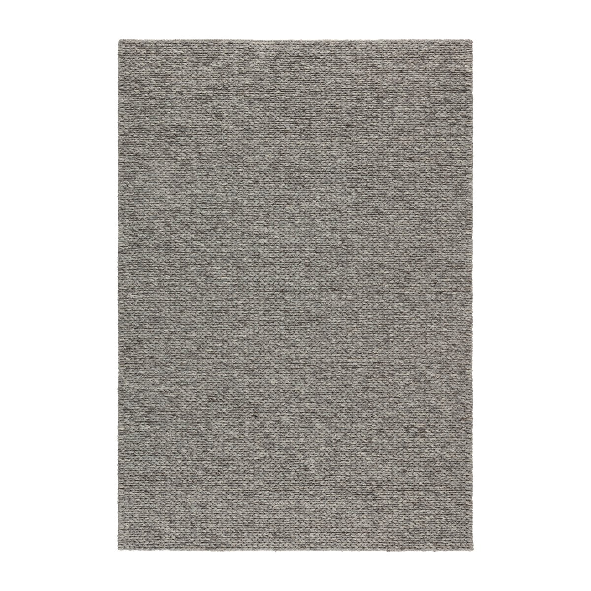 Scandi Living Braided villamatto luonnonharmaa 200x300 cm