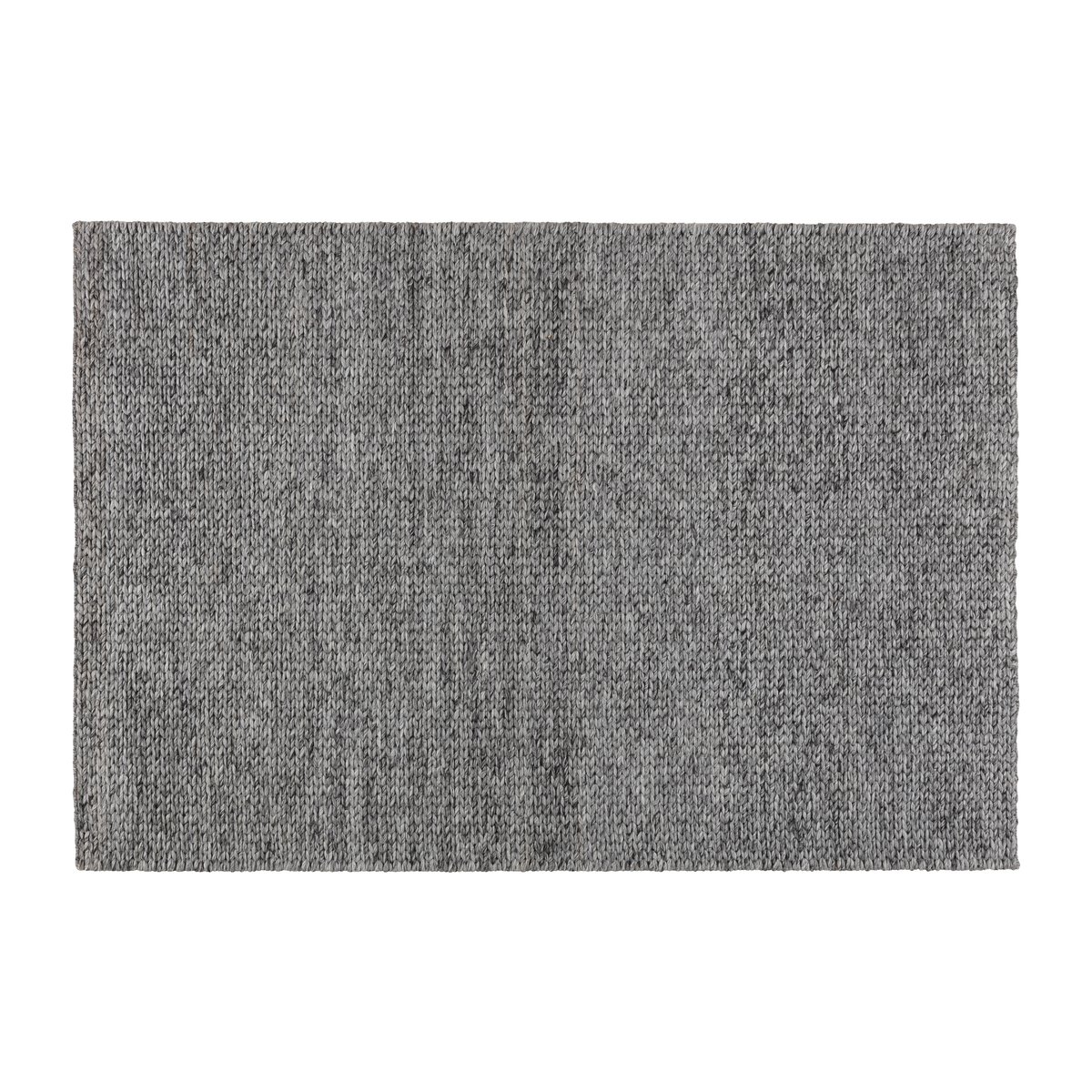 Scandi Living Braided villamatto tumman harmaa 200×300 cm