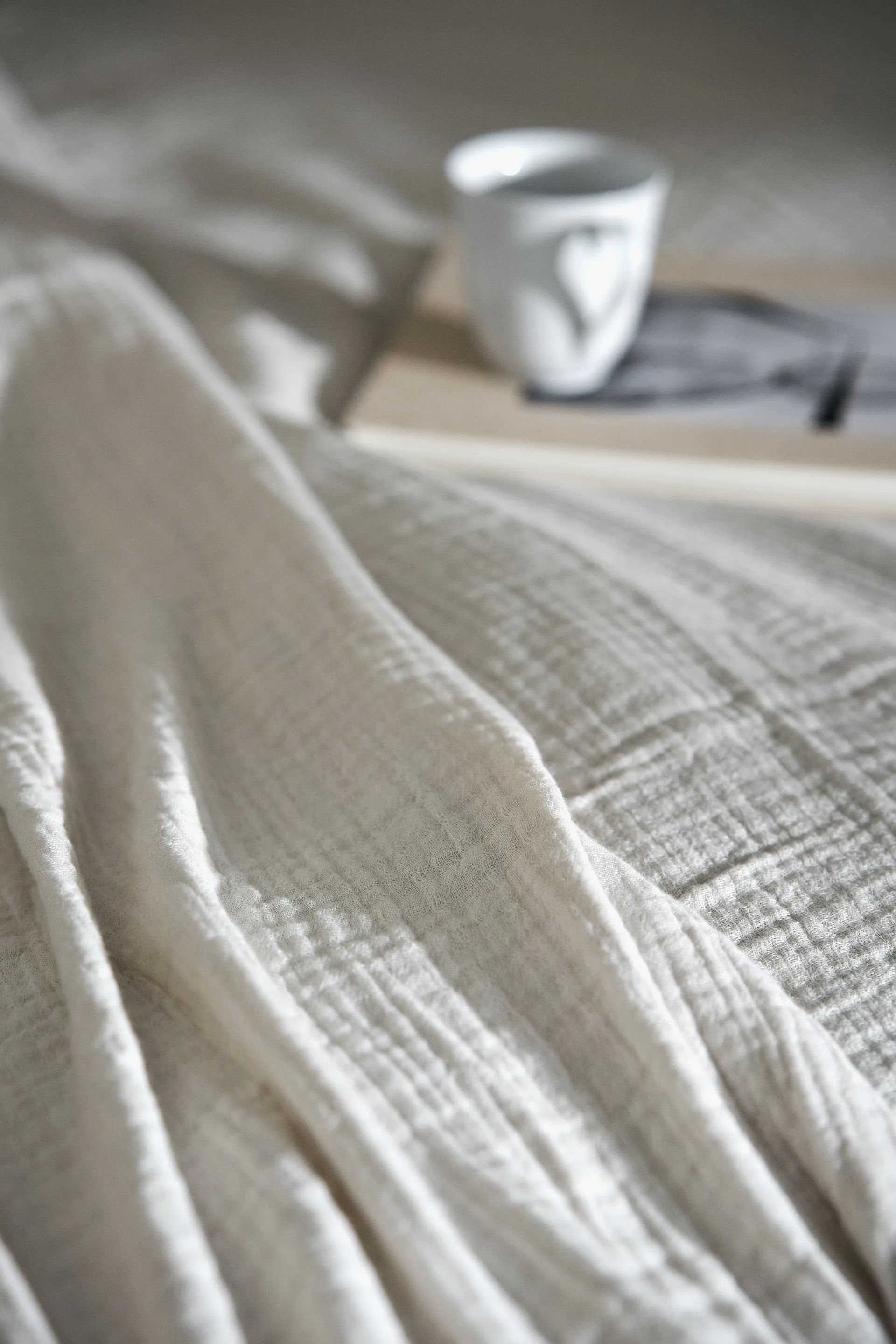 Breeze päiväpeitto 160 x 260 cm, Off white Scandi Living