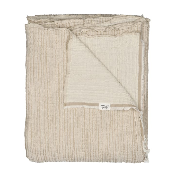 Breeze päiväpeitto 260 x 260 cm, Beige Scandi Living