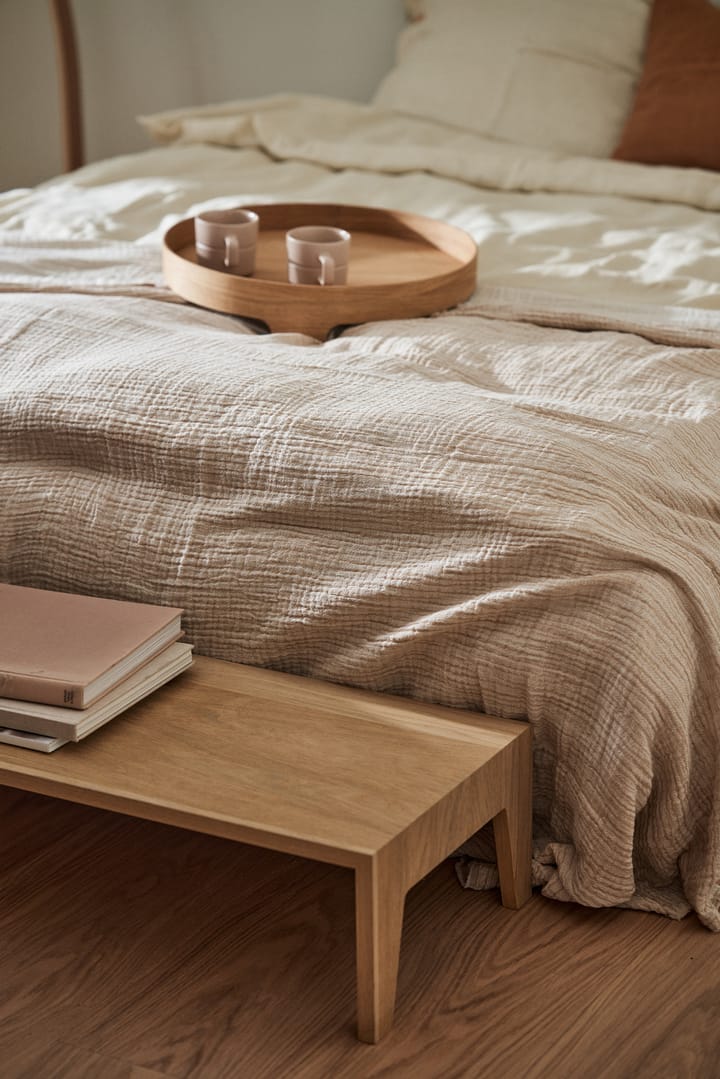 Breeze päiväpeitto 260 x 260 cm, Beige Scandi Living
