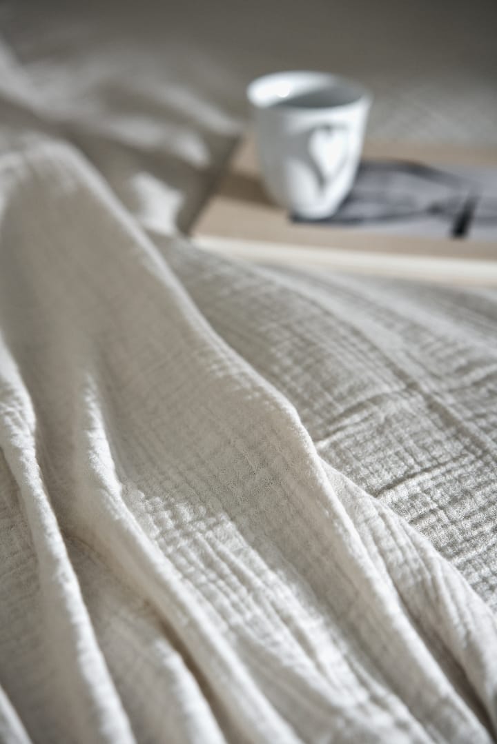 Breeze päiväpeitto 260 x 260 cm - Off white - Scandi Living