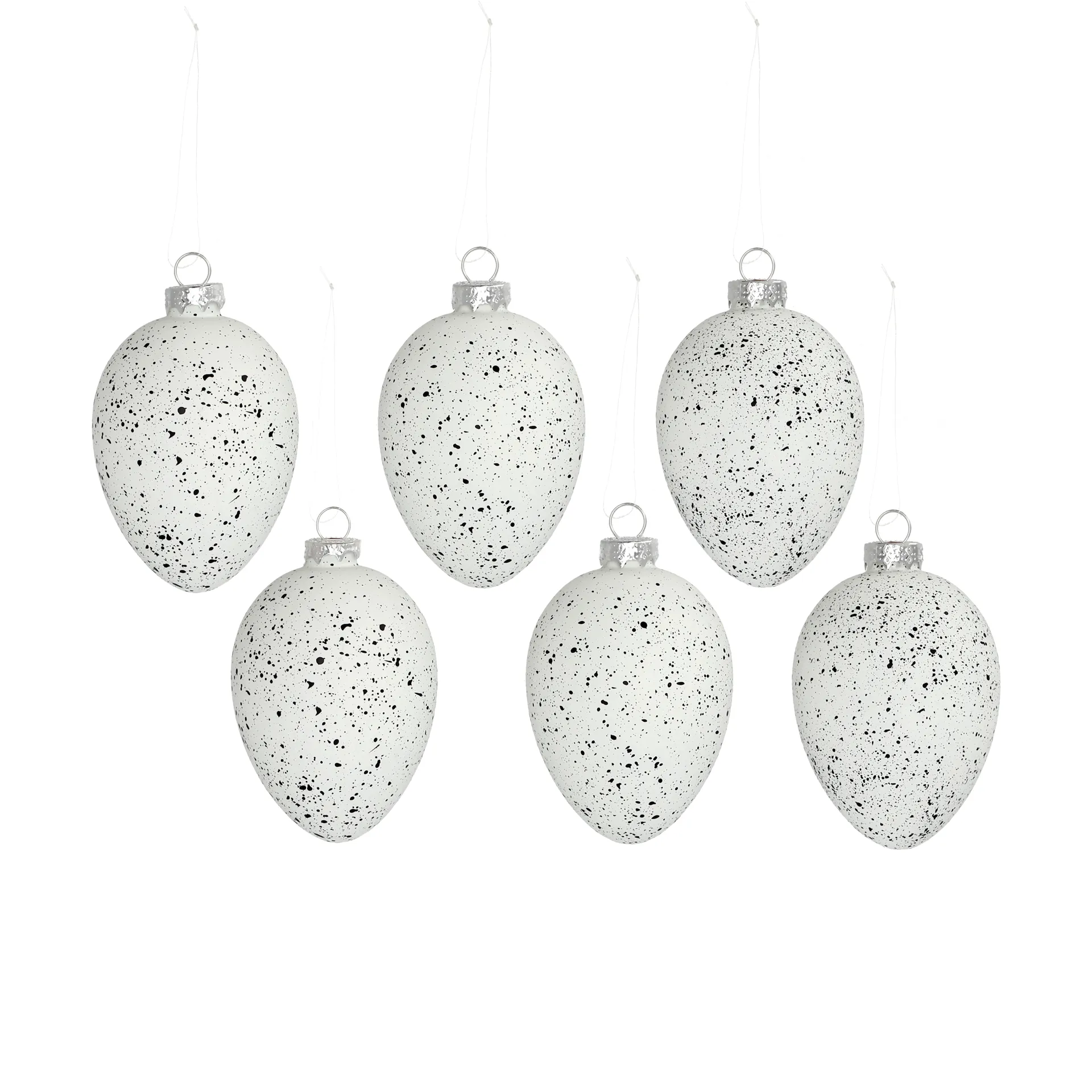 Brooding lasimunat 8 cm 6 kpl, Valkoinen Scandi Living