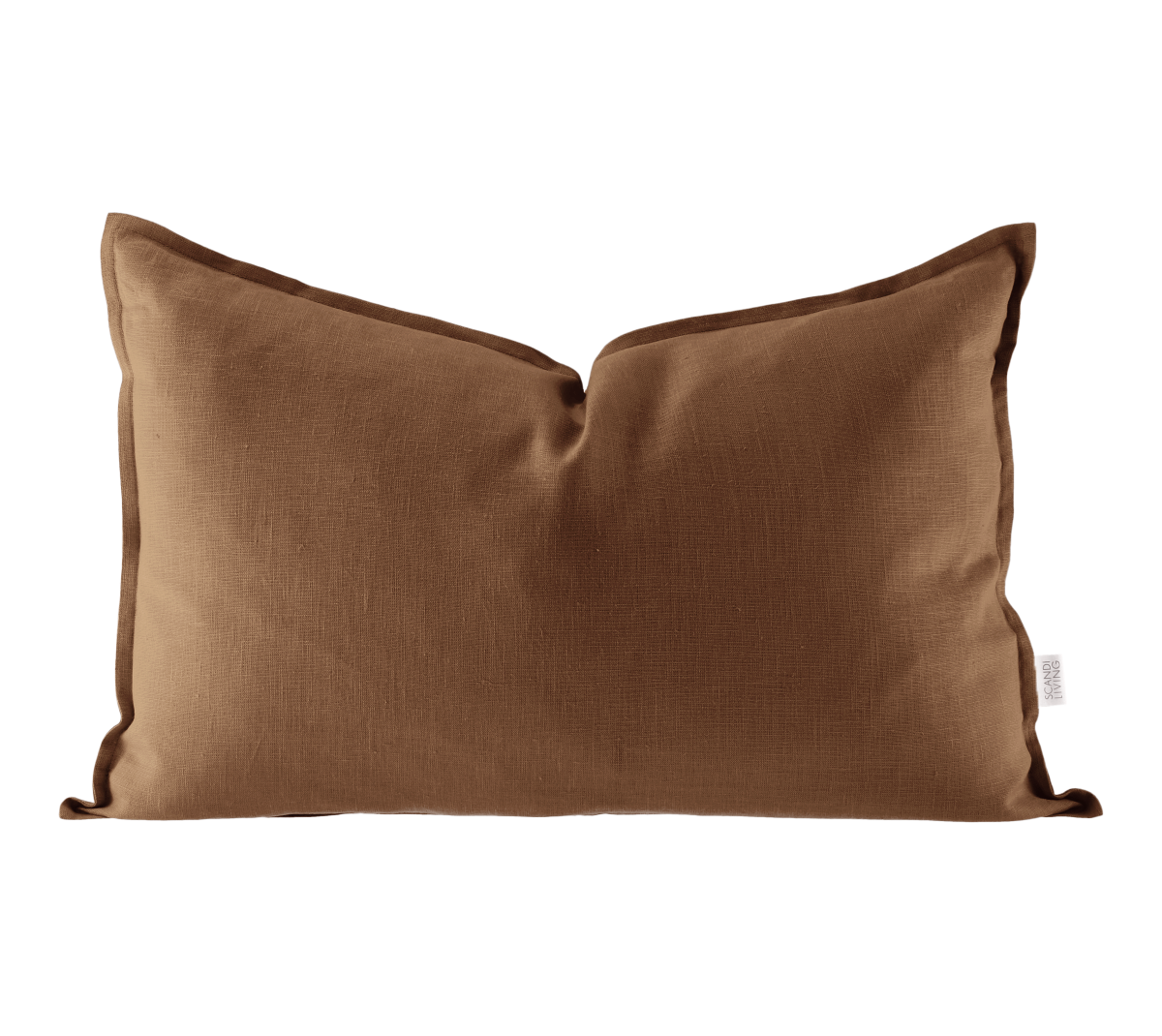 Scandi Living Calm tyynynpäällinen pellava 40 x 60 cm Almond Brown
