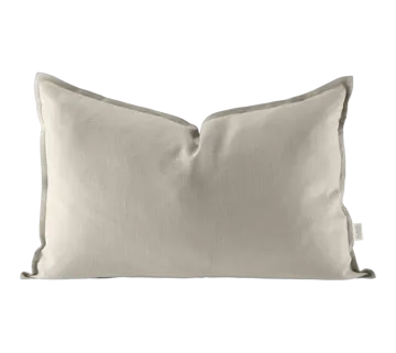 Calm tyynynpäällinen pellava 40 x 60 cm - Greige - Scandi Living