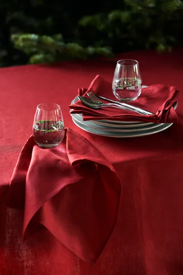 Clean keittiöpyyhe 47 cmx70 cm, 2-pakkaus - Red - Scandi Living