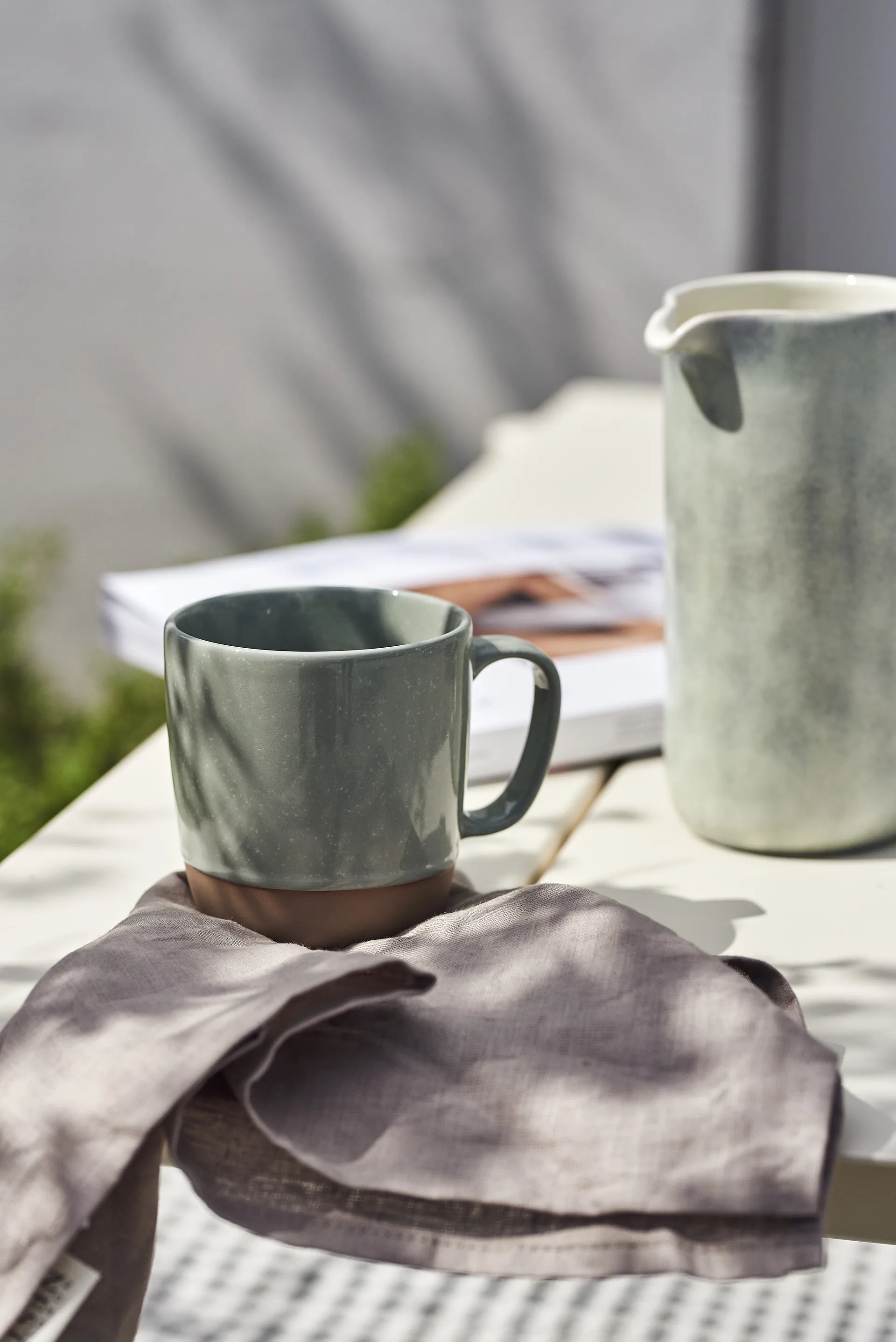 Clean lautasliinat 45 cm x 45 cm, 4-pakkaus, smokey blue Scandi Living