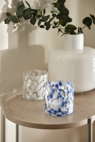 Cloud kynttilälyhty Ø 10 cm - Light Blue - Scandi Living