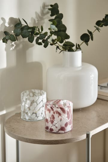Cloud kynttilälyhty Ø 10 cm - Light Pink - Scandi Living
