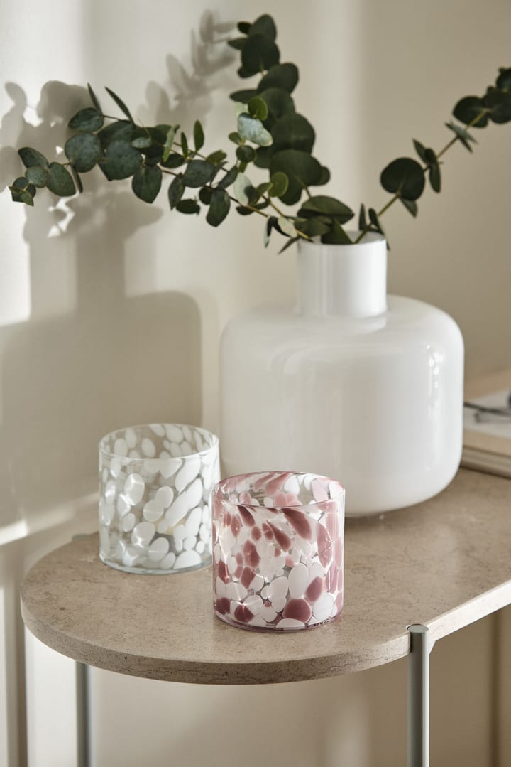 Cloud kynttilälyhty Ø 10 cm - Light Pink - Scandi Living