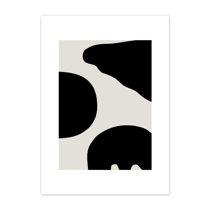 Contour juliste harmaa - 30x40 cm - Scandi Living