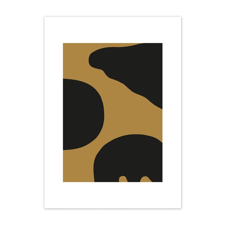 Contour juliste okra - 40x50 cm - Scandi Living