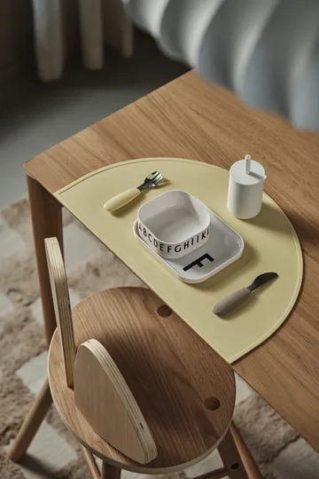 Dine silikoninen aterinsetti, 3 osaa - Taupe - Scandi Living