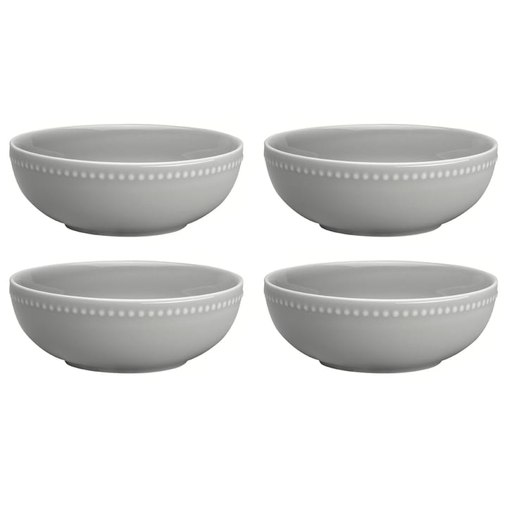 Dots aamiaiskulho 60 cl 4-pakkaus - Harmaa - Scandi Living
