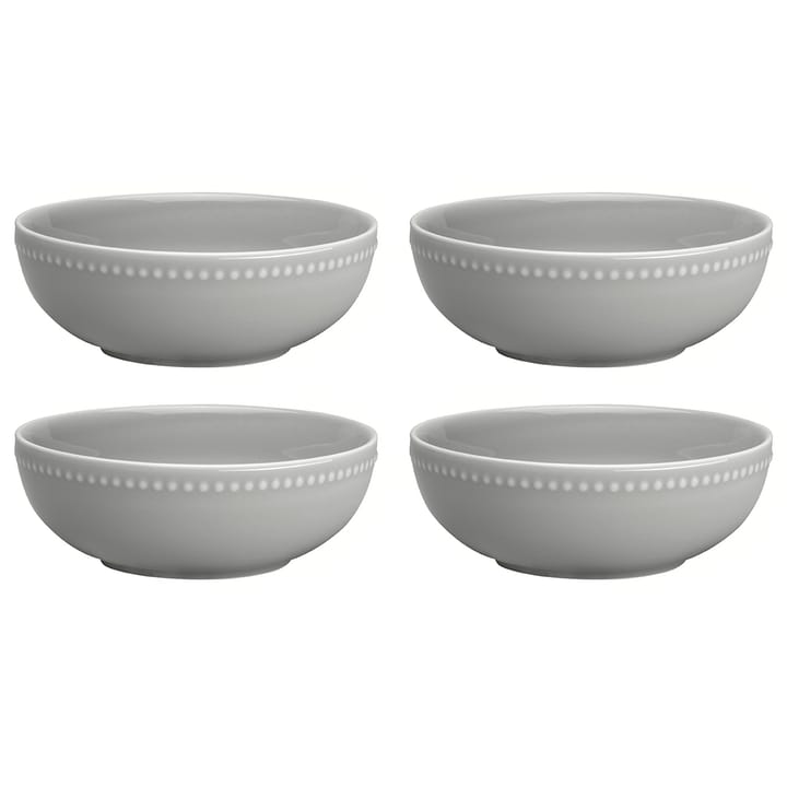 Dots aamiaiskulho 60 cl 4-pakkaus - harmaa - Scandi Living