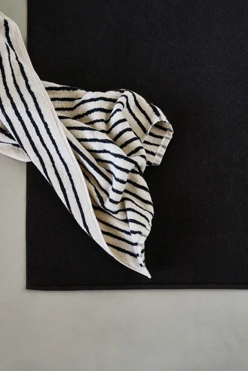 Drift kylpyhuonematto 50x70 cm - Musta - Scandi Living