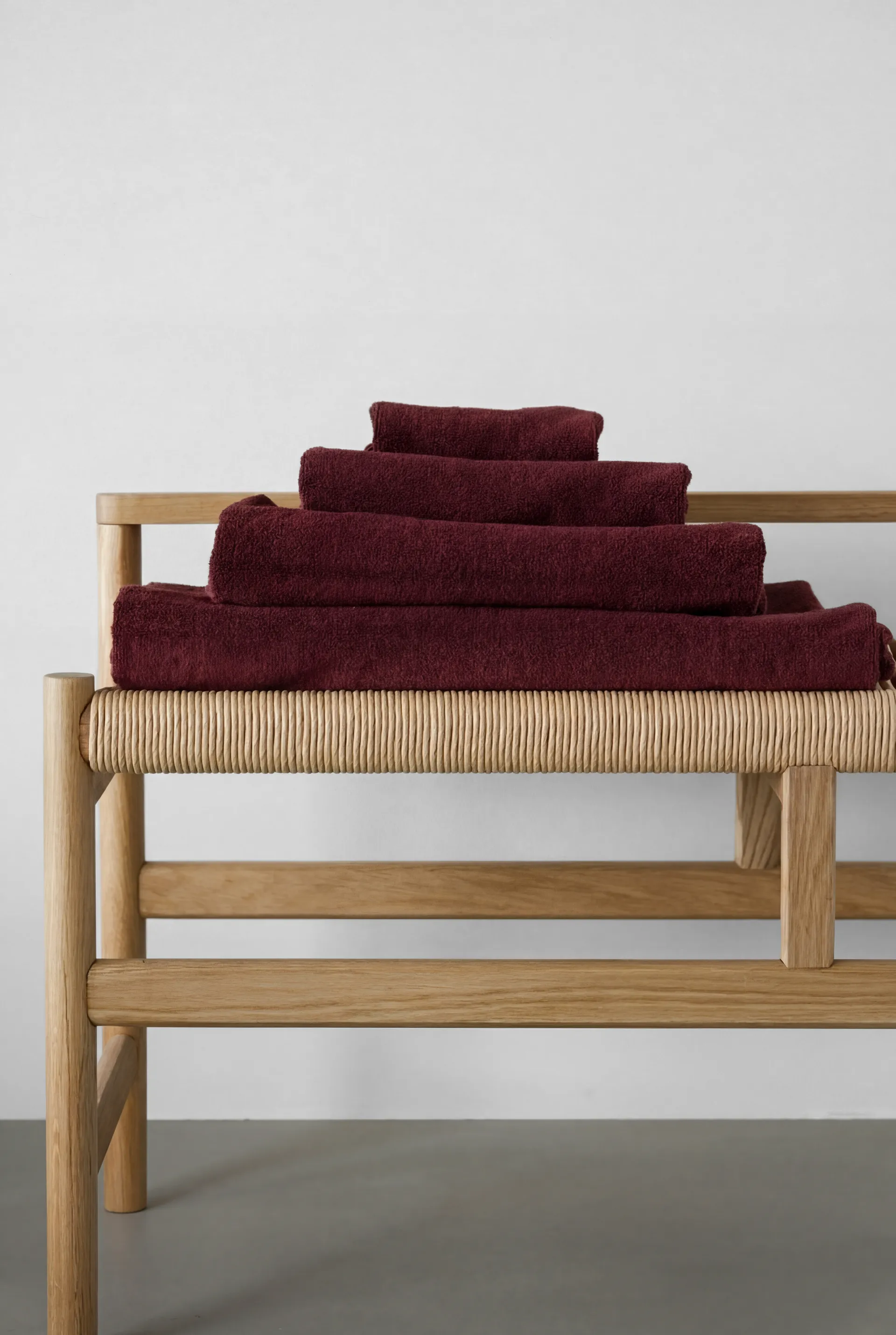 Drift kylpypyyhe 100x150 cm, Punainen Scandi Living