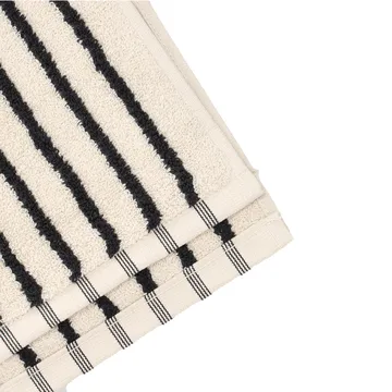 Drift kylpypyyhe 100x150 cm - Valkomusta - Scandi Living