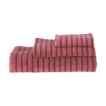 Drift kylpypyyhe 70x140 cm - Rosa-punainen - Scandi Living