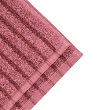 Drift kylpypyyhe 70x140 cm - Rosa-punainen - Scandi Living