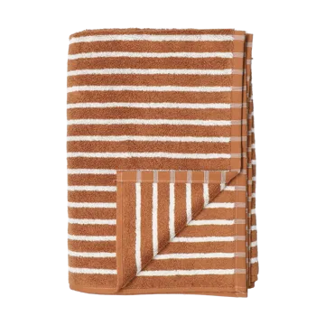 Drift kylpypyyhe 70x140 cm - Ruskea-valkoinen - Scandi Living