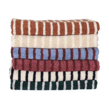 Drift kylpypyyhe 70x140 cm - Vihreä-lila - Scandi Living
