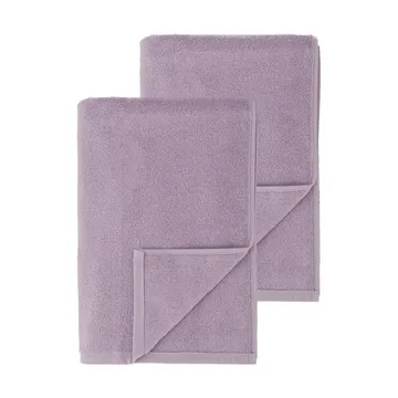 Drift kylpypyyhkeet 100x150 cm 2 kpl - lila - Scandi Living
