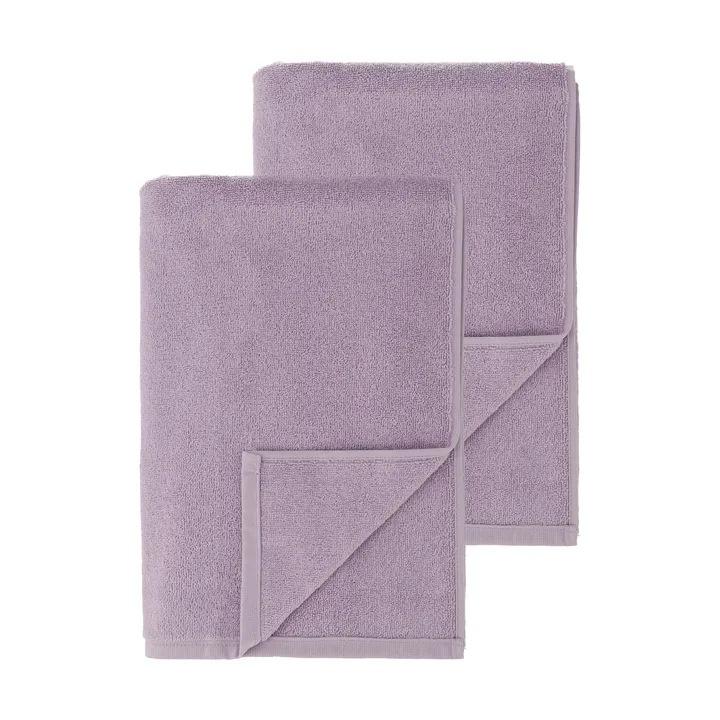 Drift kylpypyyhkeet 100x150 cm 2 kpl - lila - Scandi Living