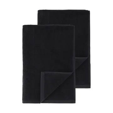 Drift kylpypyyhkeet 100x150 cm 2 kpl - musta - Scandi Living