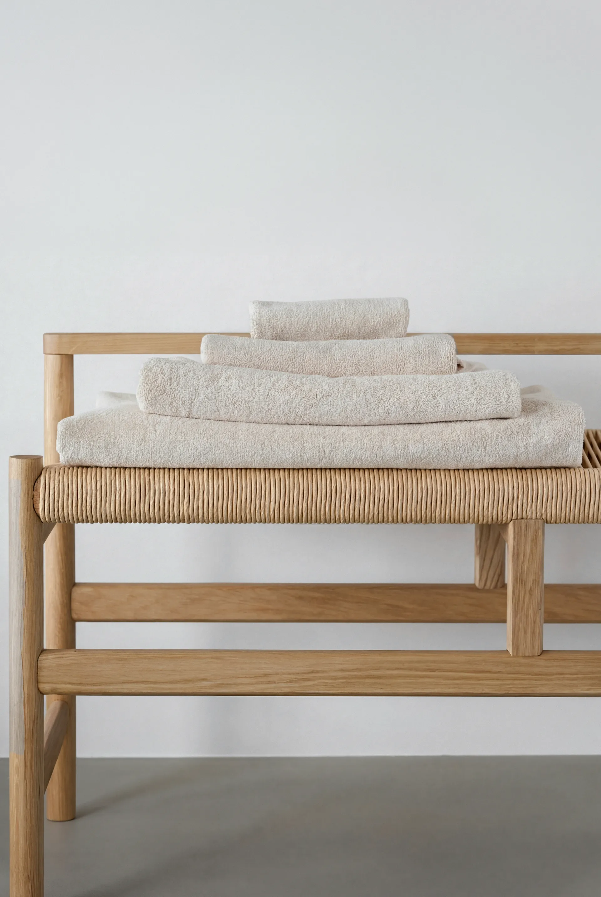 Drift kylpypyyhkeet 100x150 cm 2-pack – valkoinen Scandi Living