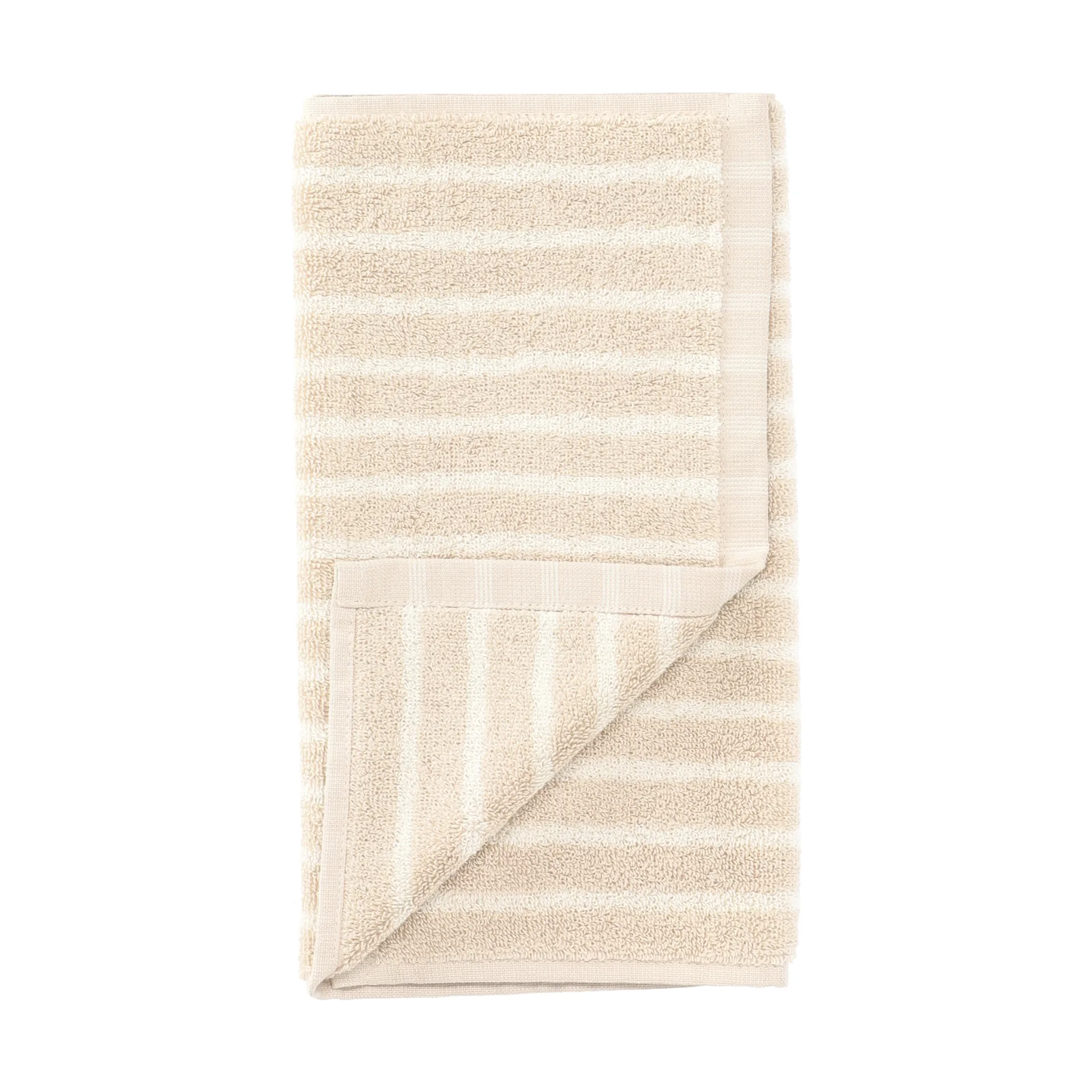 Drift pyyhe 30x50 cm, Beige-valkoinen Scandi Living