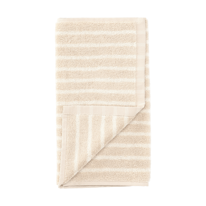 Drift pyyhe 30x50 cm - Beige-valkoinen - Scandi Living