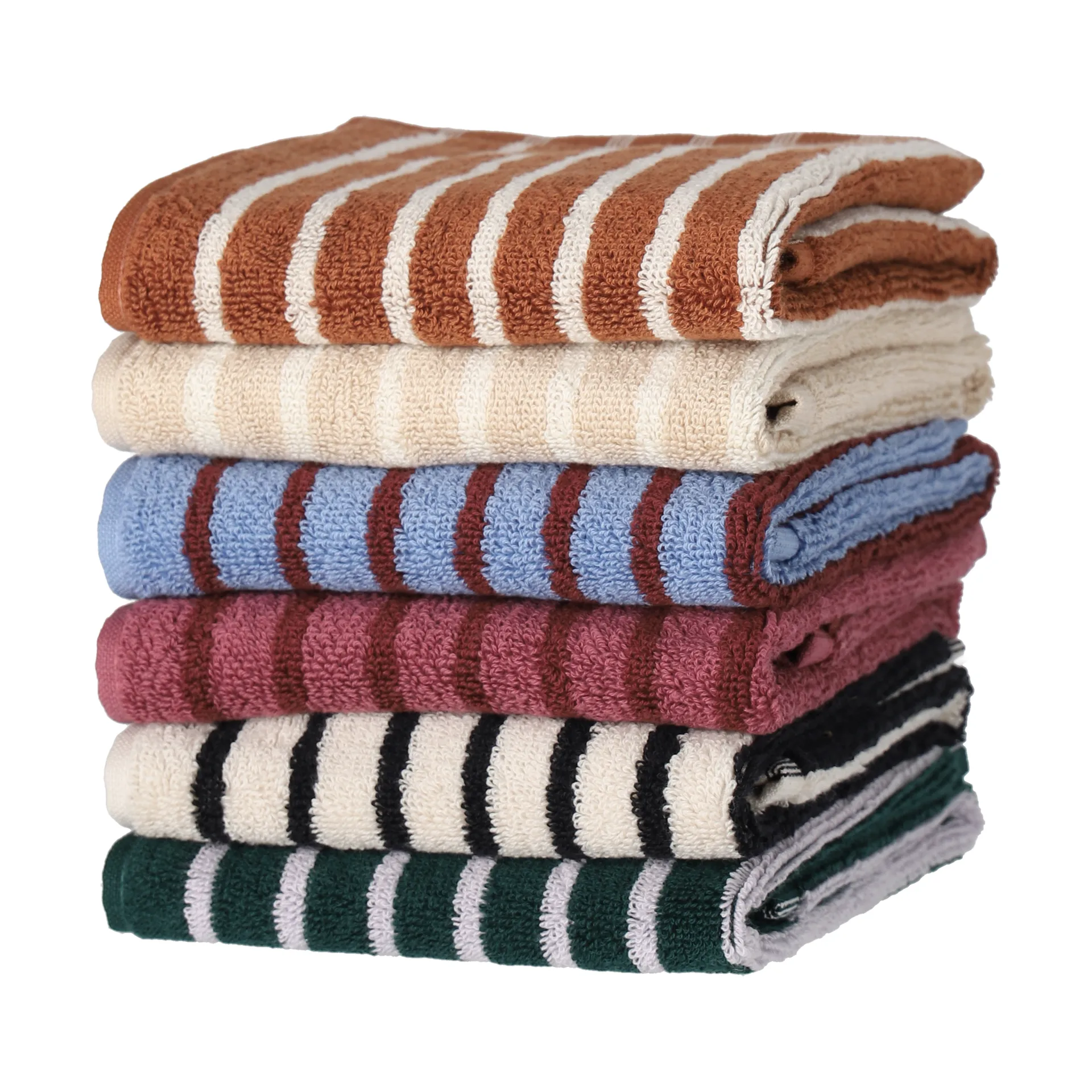 Drift pyyhe 30x50 cm, Beige-valkoinen Scandi Living