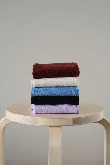 Drift pyyhe 30x50 cm - Musta - Scandi Living