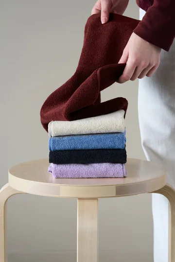 Drift pyyhe 30x50 cm - Punainen - Scandi Living