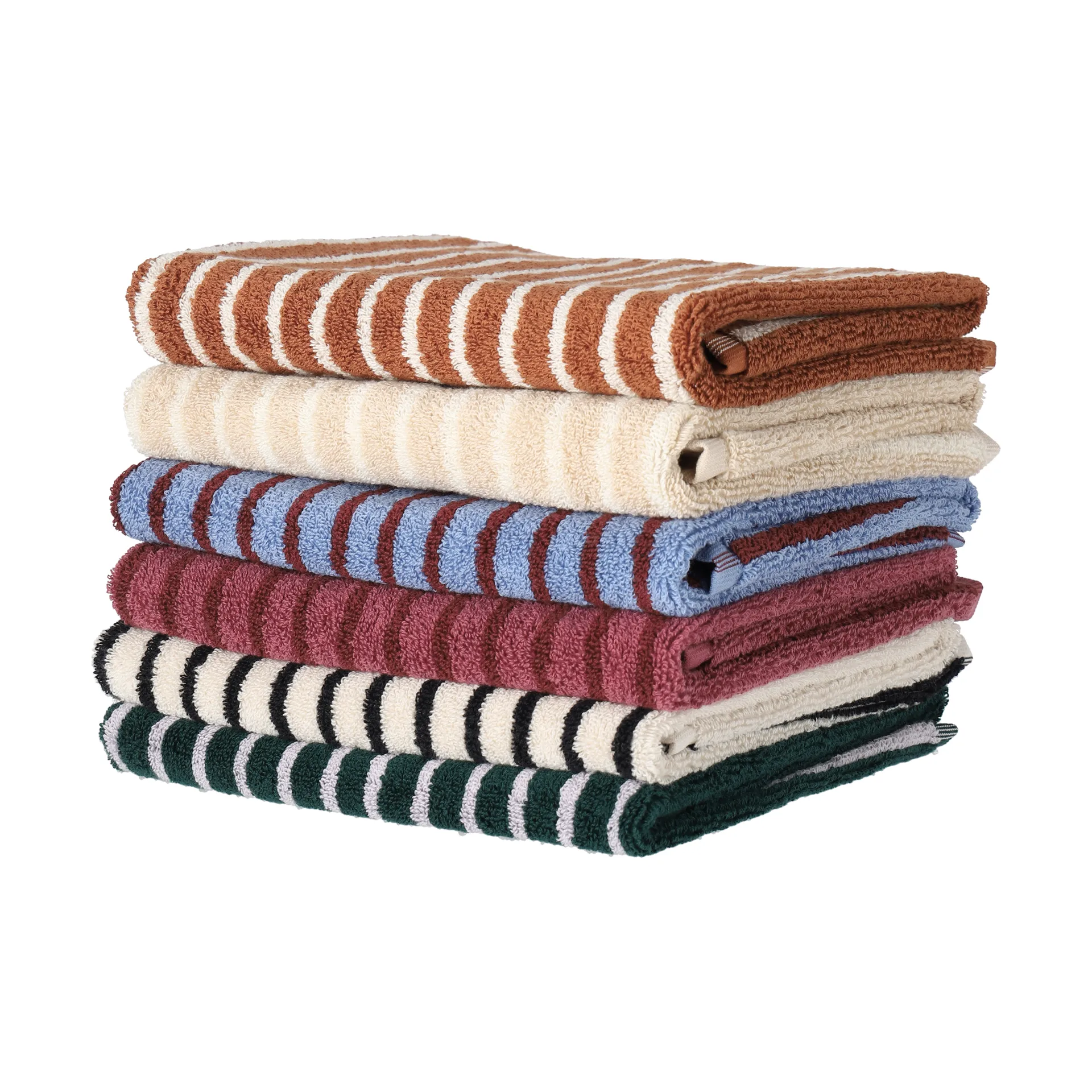 Drift pyyhe 50x70 cm, Beige-valkoinen Scandi Living