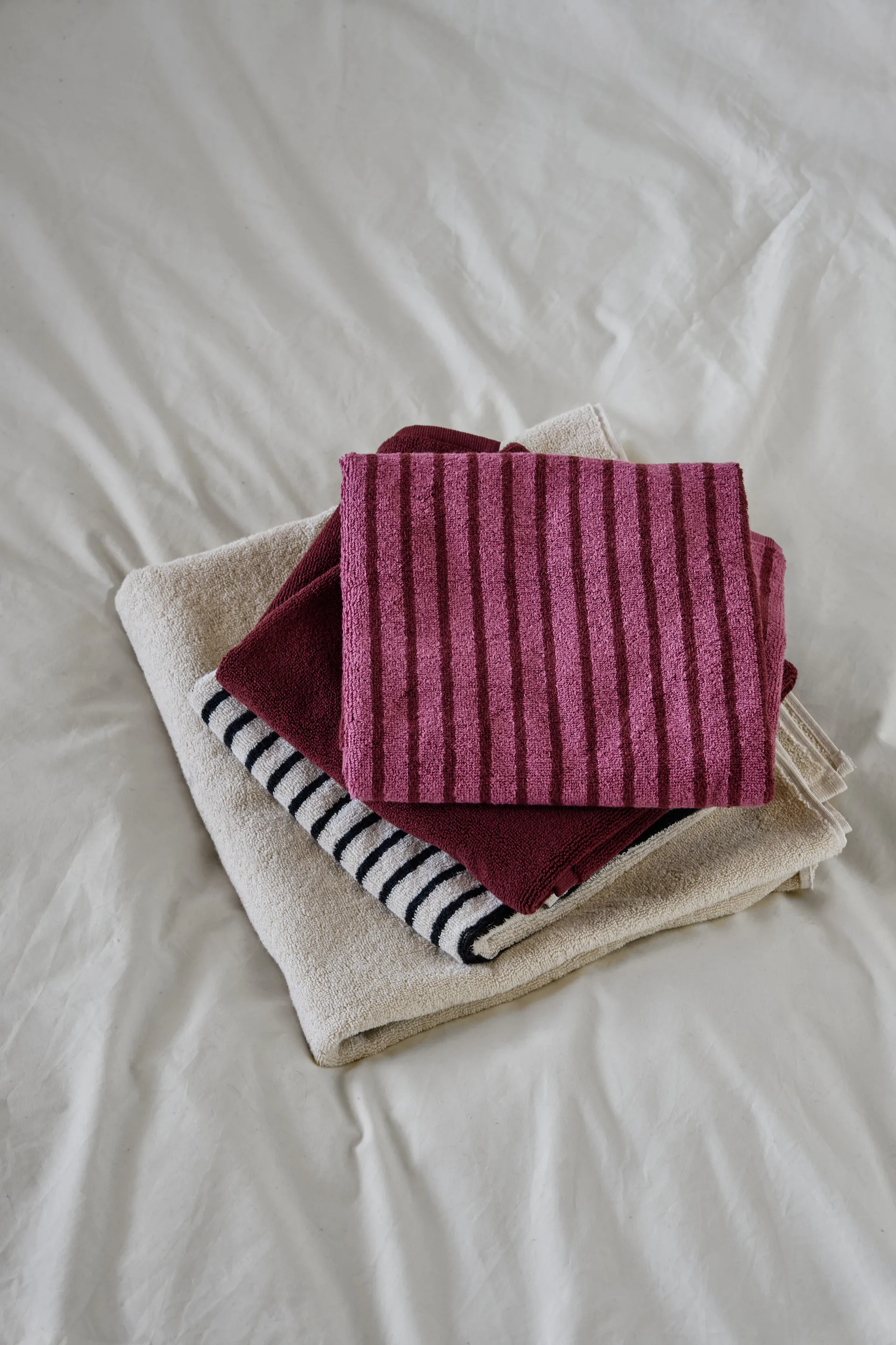 Drift pyyhe 50x70 cm, Punainen Scandi Living