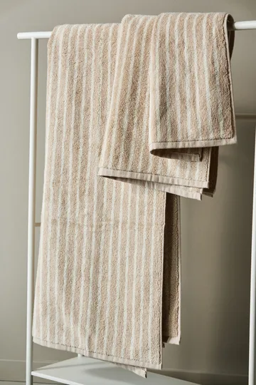 Drift pyyhesetti 4 osaa - Beige-valkoinen - Scandi Living