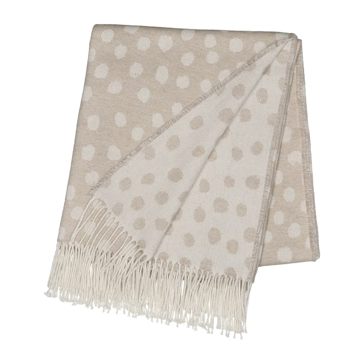 Droplets puuvillapeite 130 x 185 cm - Beige - Scandi Living