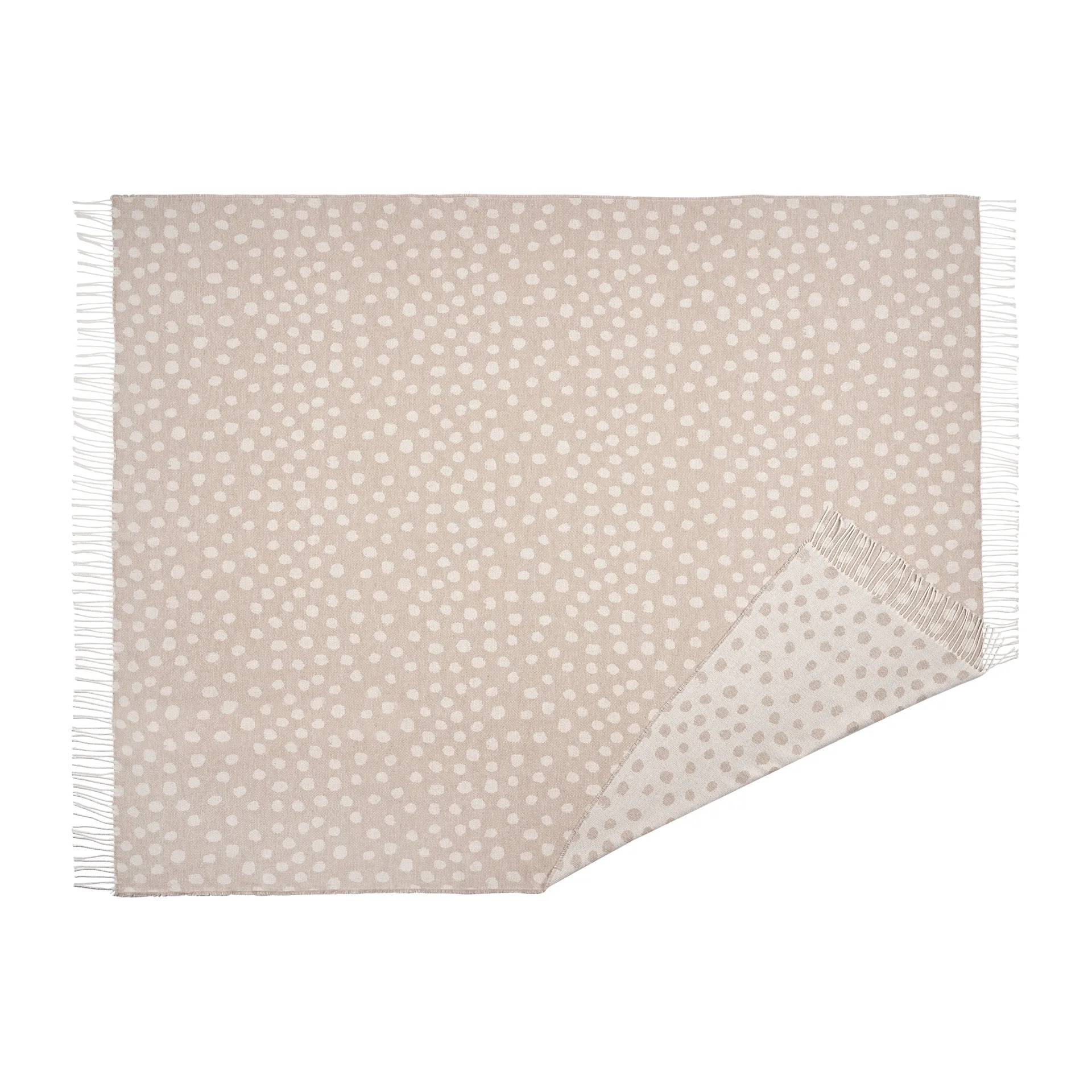 Droplets puuvillapeite 130 x 185 cm, Beige Scandi Living