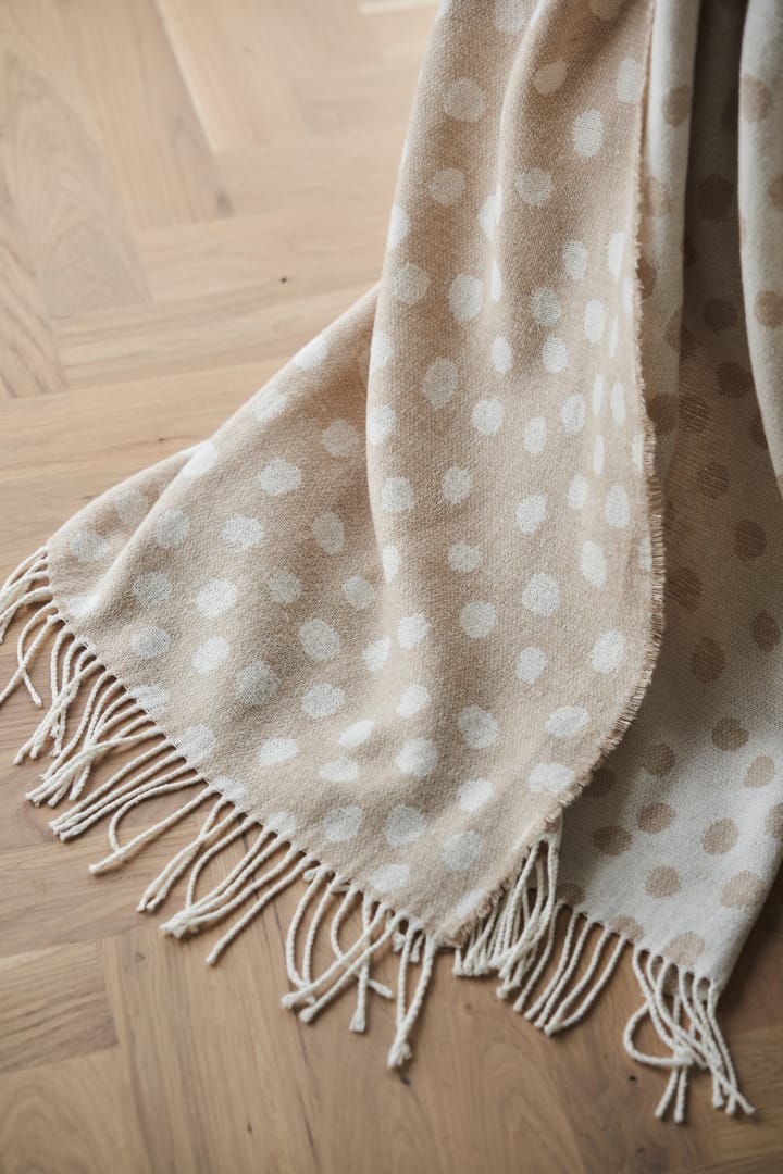 Droplets puuvillapeite 130 x 185 cm, Beige Scandi Living
