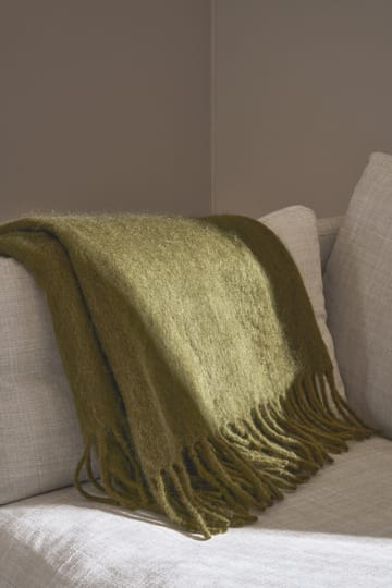 Dune mohair viltti 130x170 cm - Oliivi - Scandi Living