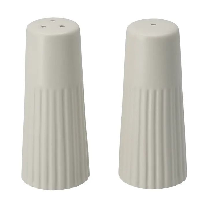 Edge suola- ja pippurisirotin 2 osaa - Valkoinen, Ø3,8×8,7 cm - Scandi Living